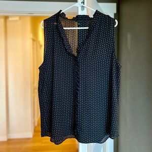 Ann Taylor sleeveless blouse